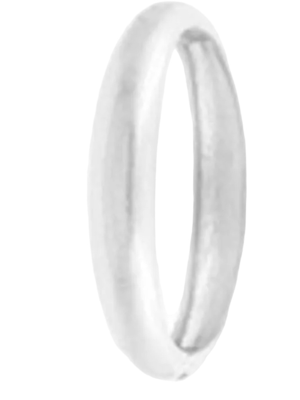 Womens Silver Metal Hinged Bangle Bracelet Non-Tarnish